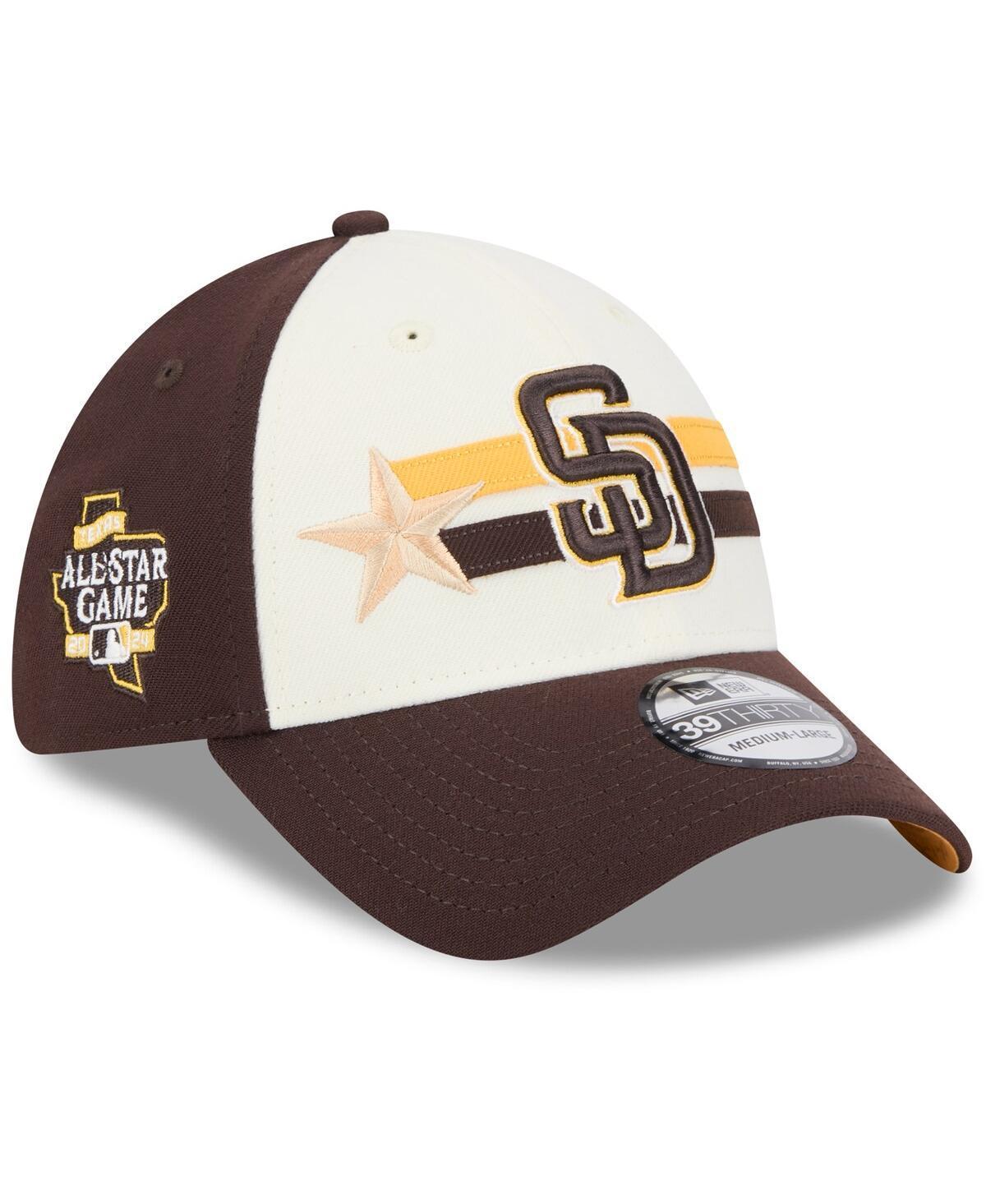 New Era Mens Cream San Diego Padres 2024 Mlb All-Star Game Workout 39THIRTY Flex Hat - Cream, Brown Product Image