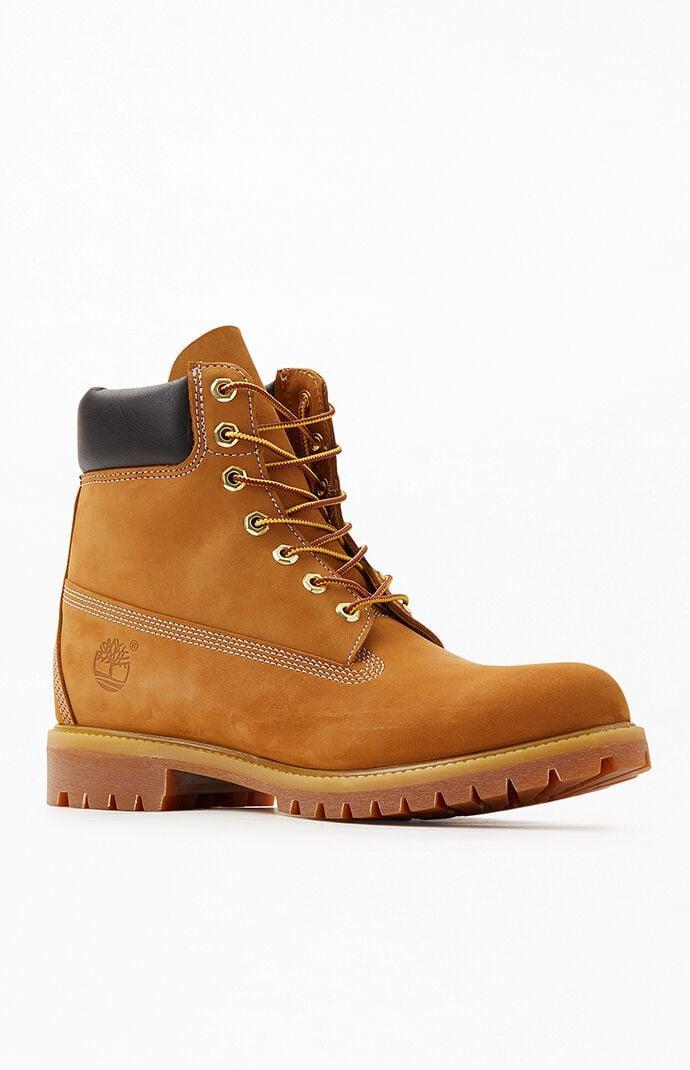 Timberland Mens Timberland 6 Premium Waterproof Boots - Mens Wheat Nubuck/Wheat Product Image