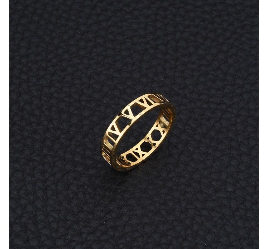 Roman Numeral Ring Product Image