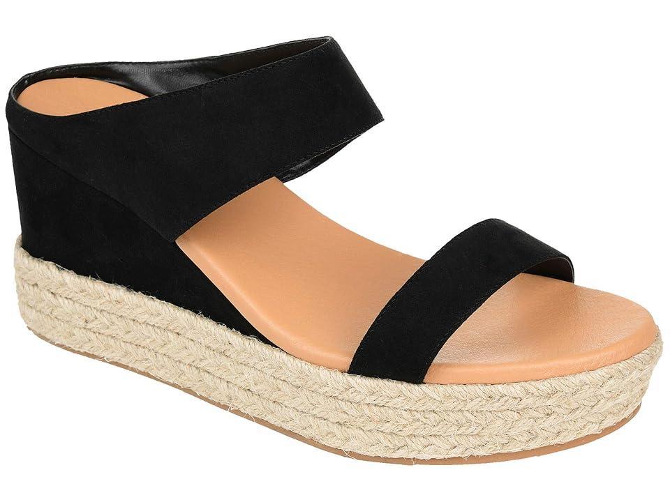 Journee Collection Alissa Womens Wedge Sandals Multicolor Product Image
