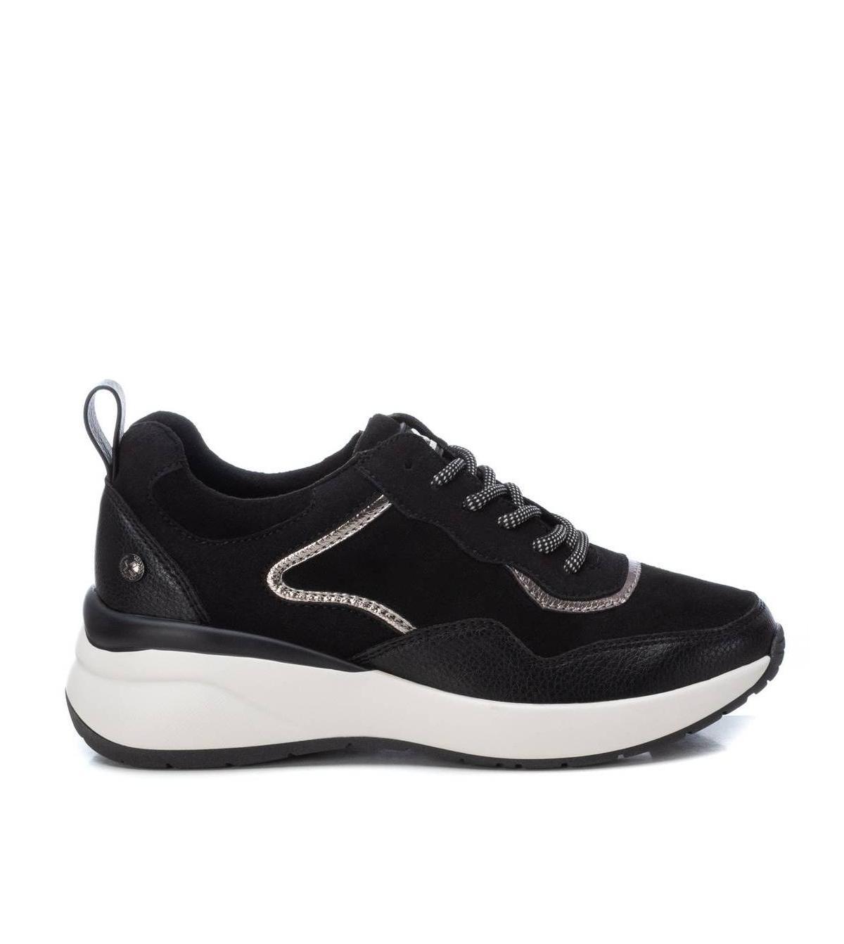 Xti Womens Lace-Up Suede Sneakers By Product Image