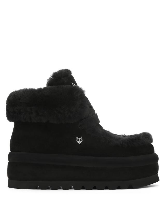 Bambi Black Suede/Shearling Product Image