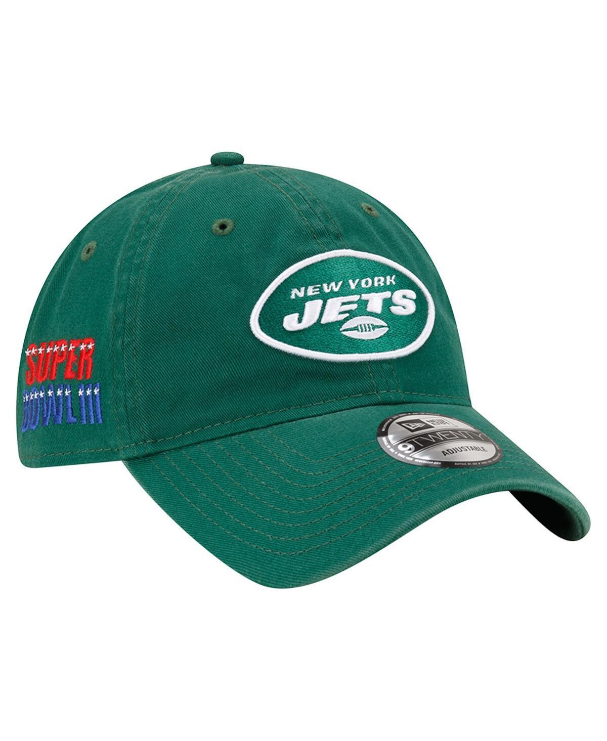 Mens New Era New York Jets Distinct 9TWENTY Adjustable Hat Product Image