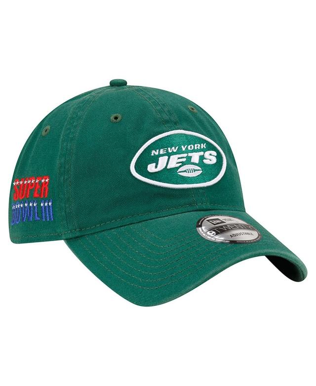 Mens New Era  Green New York Jets Distinct 9TWENTY Adjustable Hat Product Image