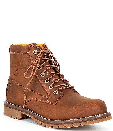 Timberland Redwood Falls Plain Toe Waterproof Boot (Rust Full Grain) Men's Boots Product Image