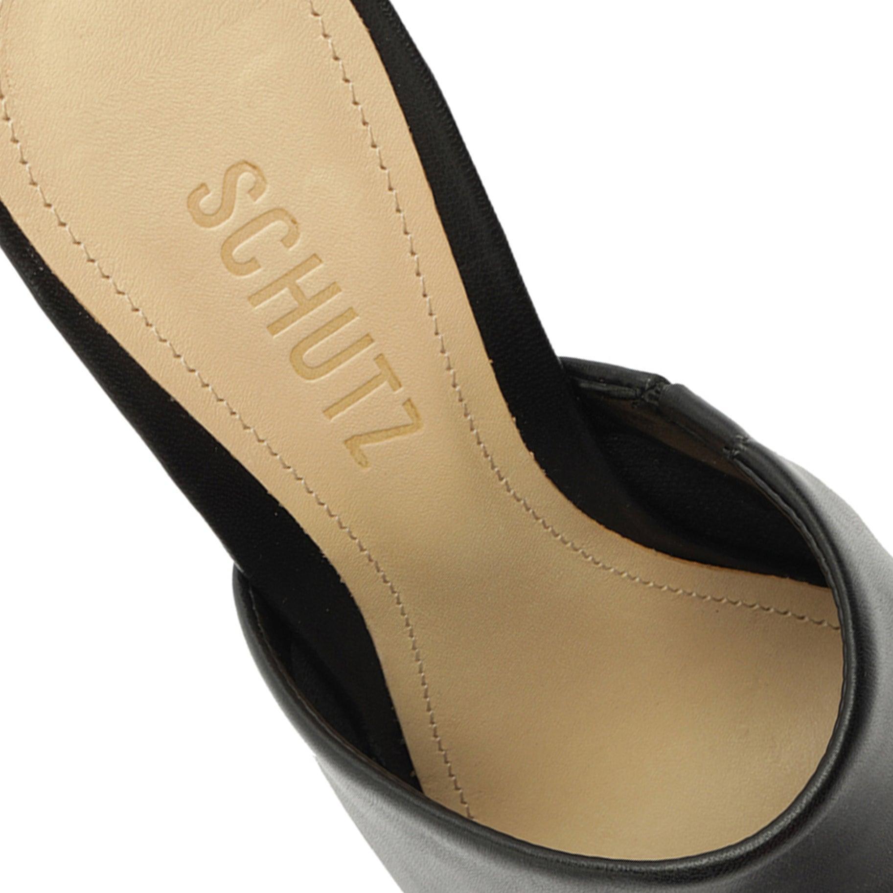 Lucy Casual Nappa Leather Sandal - 5.5 Black Nappa Leather Product Image