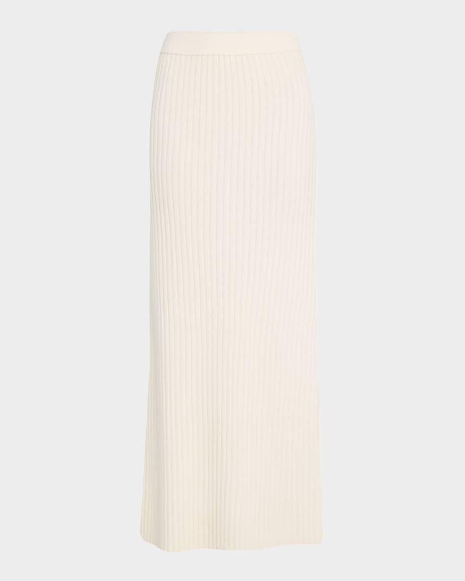 Lisa Ribbed Cashmere Maxi Skirt product image