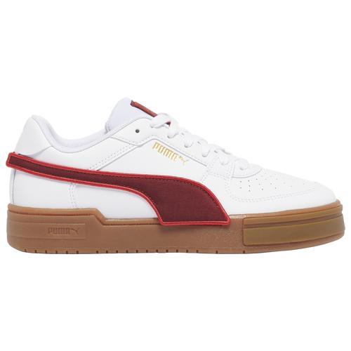 PUMA Mens Cali Pro - Tennis Shoes White/Red Product Image