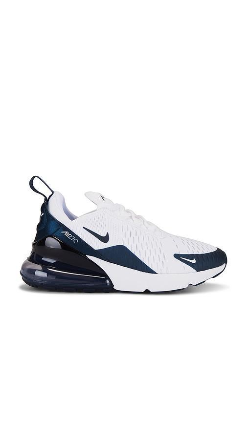 NIKE Air Max 270 "white Armory Navy" Sneakers In Armory Navy/white/ashen Slate Product Image