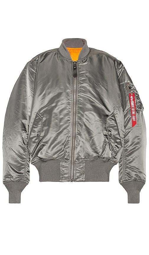 ALPHA INDUSTRIES MA-1 Flight Jacket Grey. (also in L, S, XL, XS, XXL). Product Image