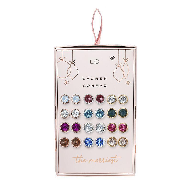 LC Lauren Conrad Miligrain Stud Earring Set, Womens, Multi Product Image