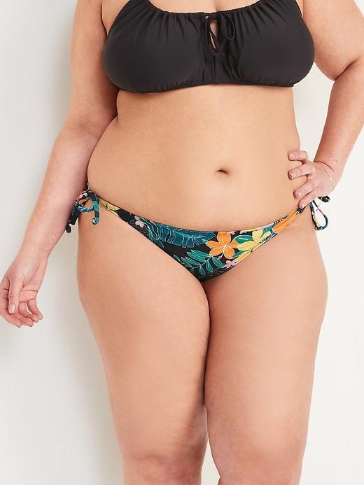 Low-Rise String Bikini Swim Bottoms Product Image