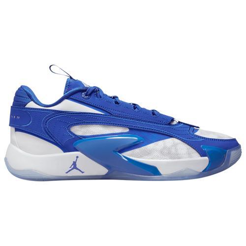 Jordan Mens Jordan Luka 2 TB - Mens Basketball Shoes Pure Platinum/White/Game Royal Product Image