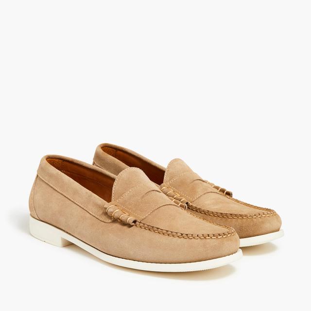 Suede penny loafers Product Image