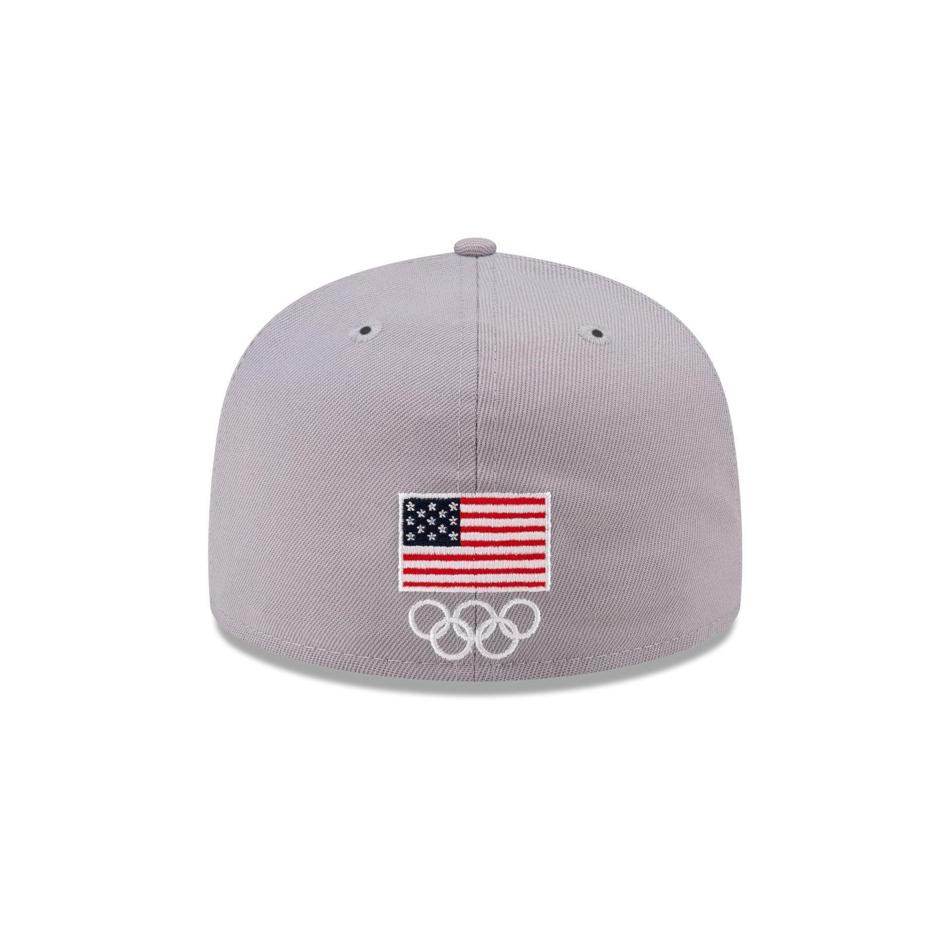 Team USA Surfing Gray 59FIFTY Fitted Hat Male Product Image