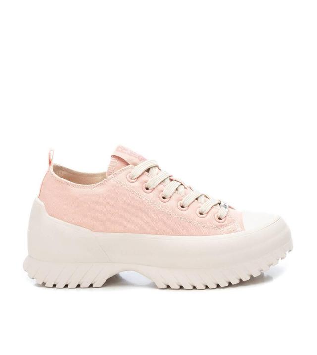 Xti Womens Canvas Platform Sneakers By - Light Product Image