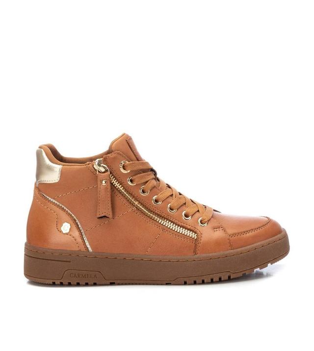 Carmela Collection Womens Leather High Top Sneakers By Xti Product Image