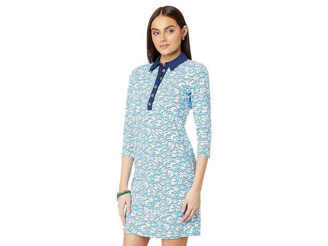 Lilly Pulitzer Ainslee Floral Polo Minidress Product Image