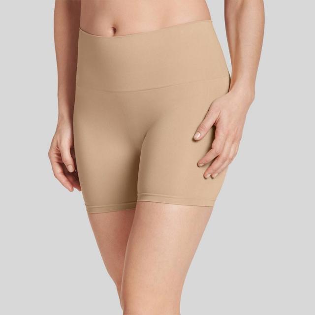 Jockey Generation Womens Slimming Shorts - Beige M Product Image