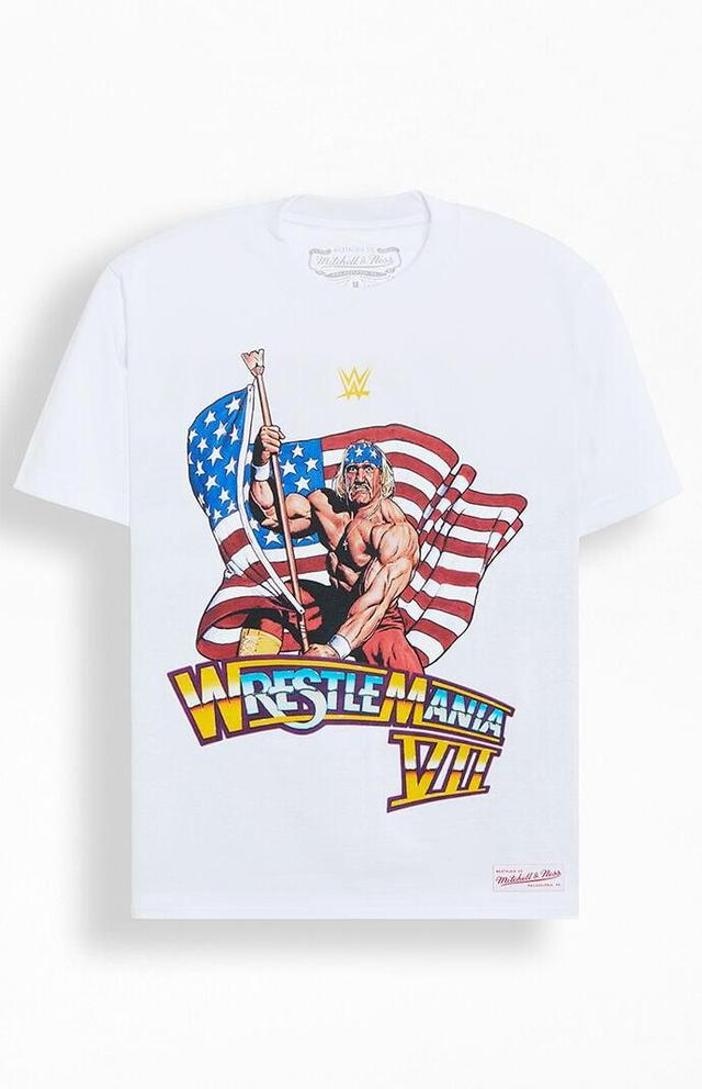 Mitchell & Ness Men's WWE Throwback Wrestlemania Hulk Hogan Oversized T-Shirt Product Image