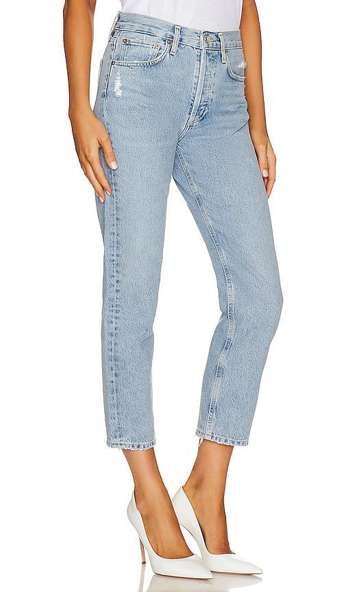 AGOLDE Parker High Waist Crop Relaxed Straight Leg Jeans Product Image