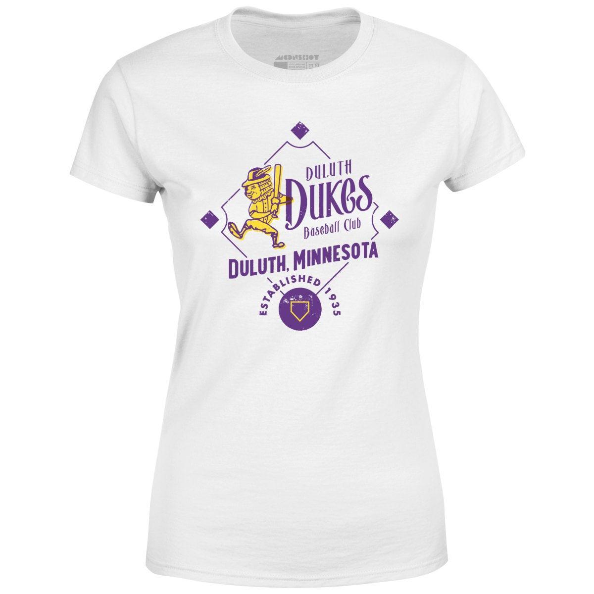 Duluth Dukes - Minnesota - Vintage Defunct Baseball Teams - Women's T-Shirt Female Product Image