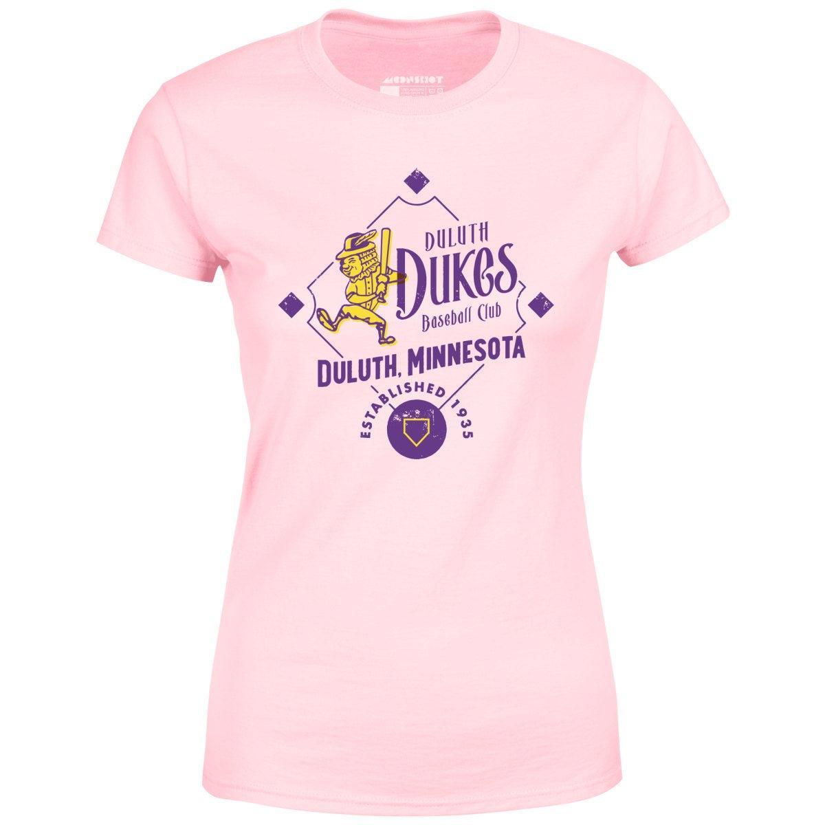 Duluth Dukes - Minnesota - Vintage Defunct Baseball Teams - Women's T-Shirt Female Product Image