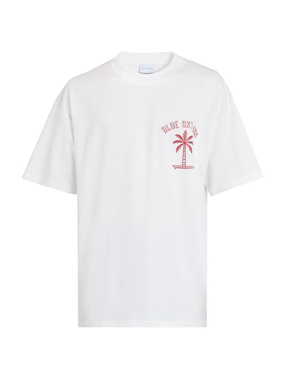 Mens Surf Palm Logo Cotton T-Shirt Product Image