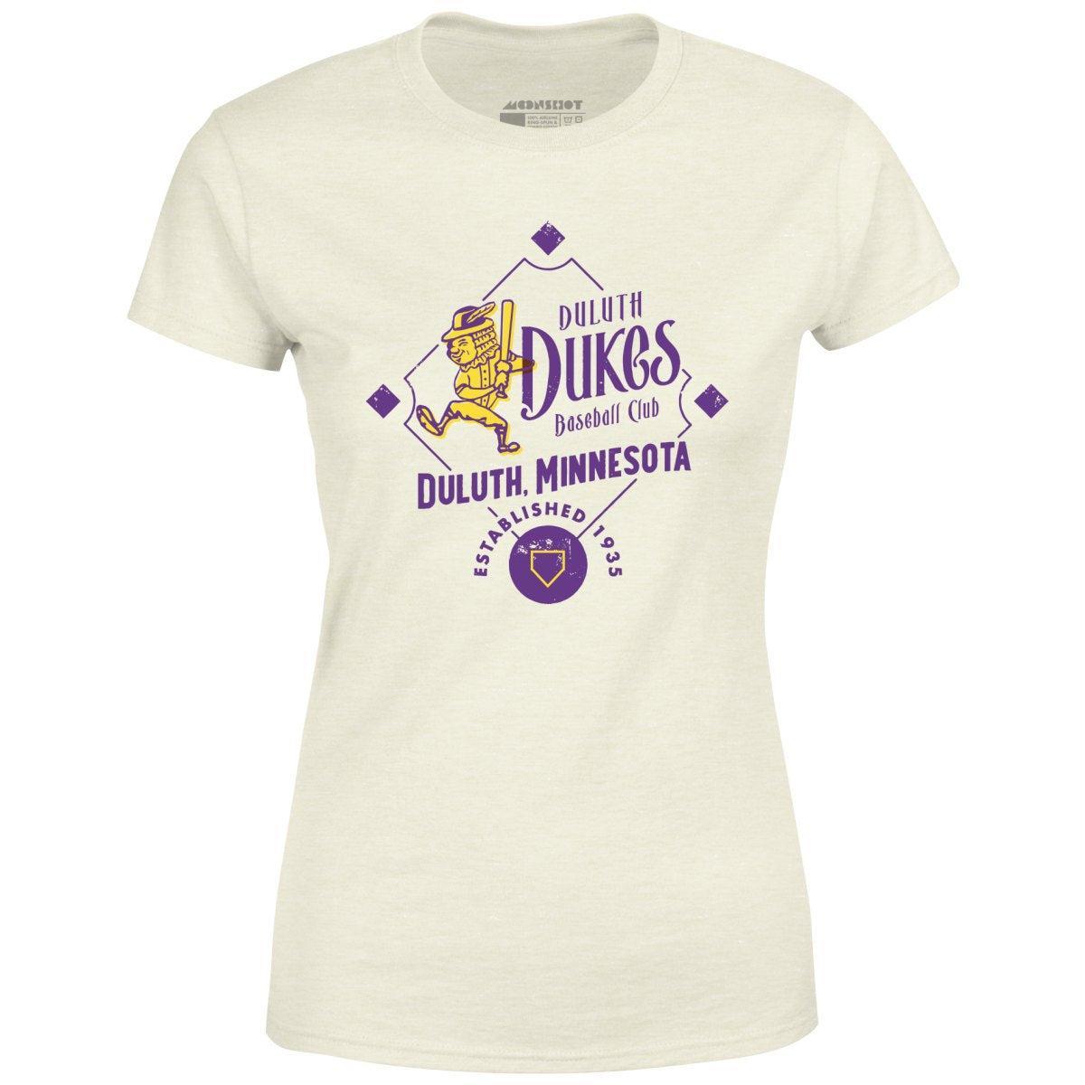 Duluth Dukes - Minnesota - Vintage Defunct Baseball Teams - Women's T-Shirt Female Product Image