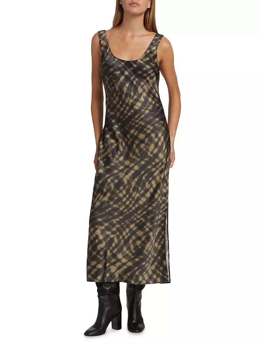 Kailani Abstract Scoopneck Midi-Dress Product Image