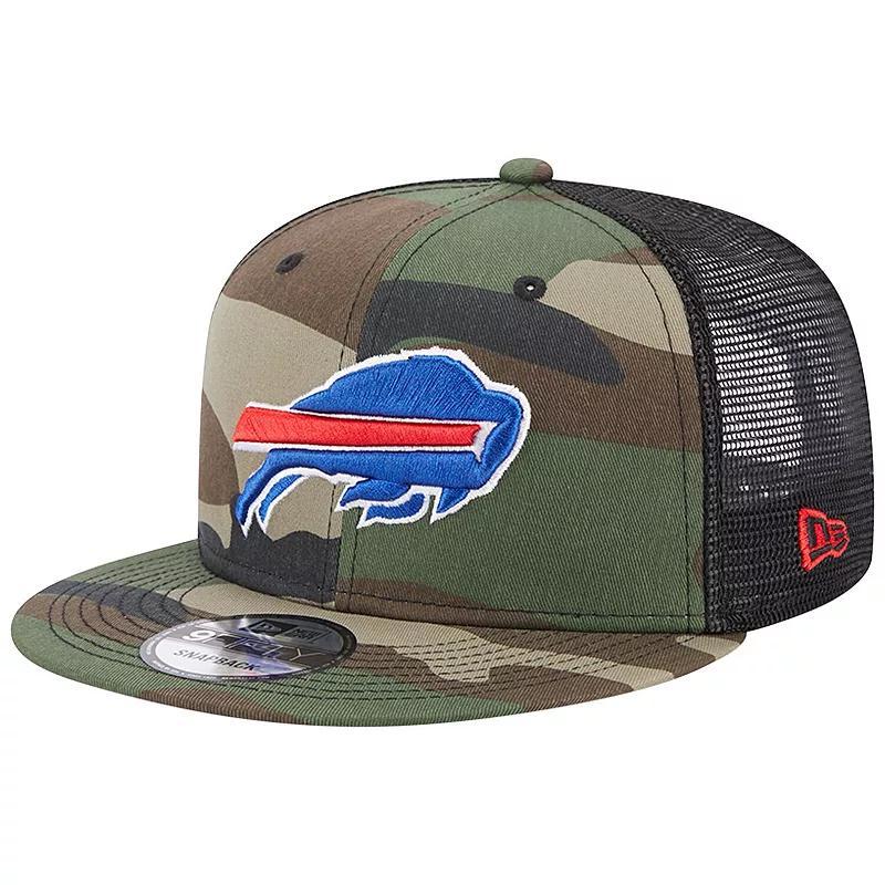 Men's New Era Camo Buffalo Bills Classic Trucker 9FIFTY Snapback Hat Product Image