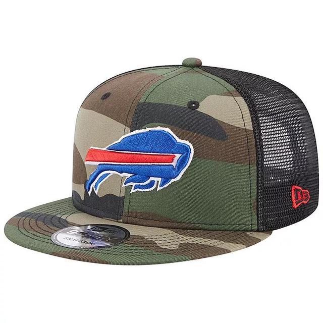 Mens New Era Camo Buffalo Bills Classic Trucker 9FIFTY Snapback Hat Product Image