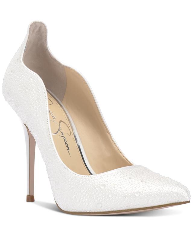 Jessica Simpson Bridal Collection Wayva Stiletto Rhinestone Pumps Product Image