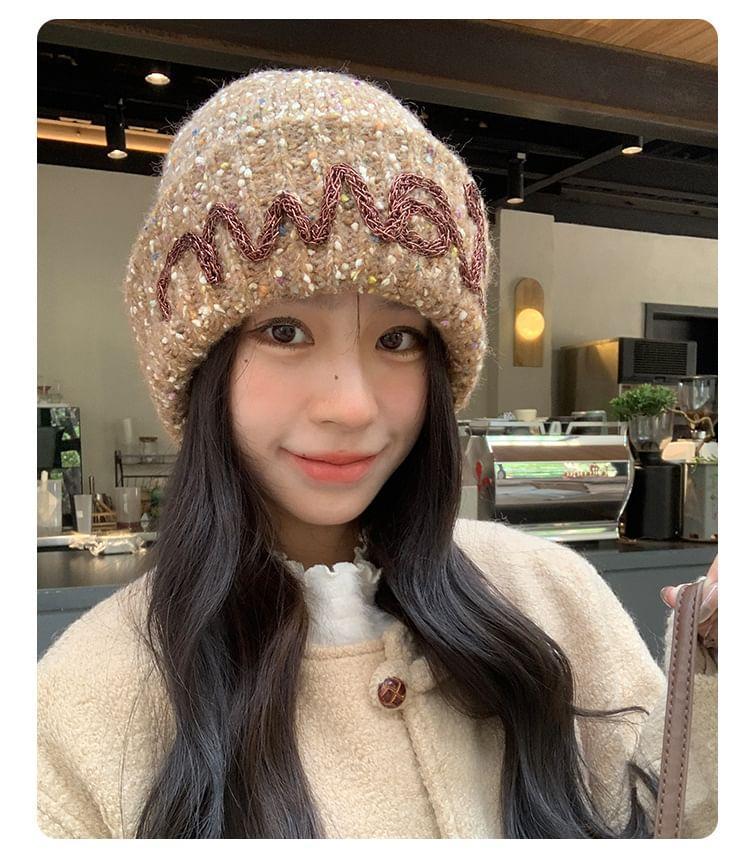 Embroidered Knit Beanie product image