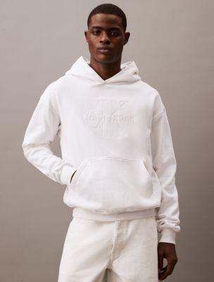 Tonal Embroidered Logo Fleece Hoodie Product Image