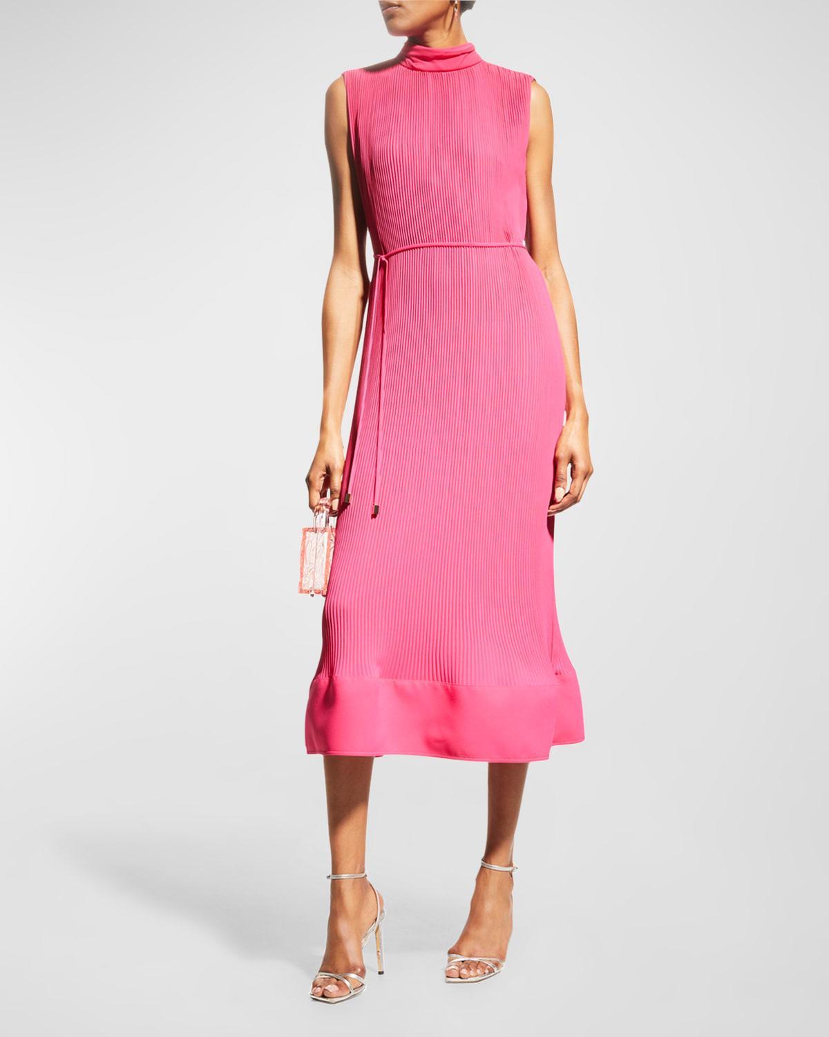 Womens Melina Pleated Midi Dress Product Image