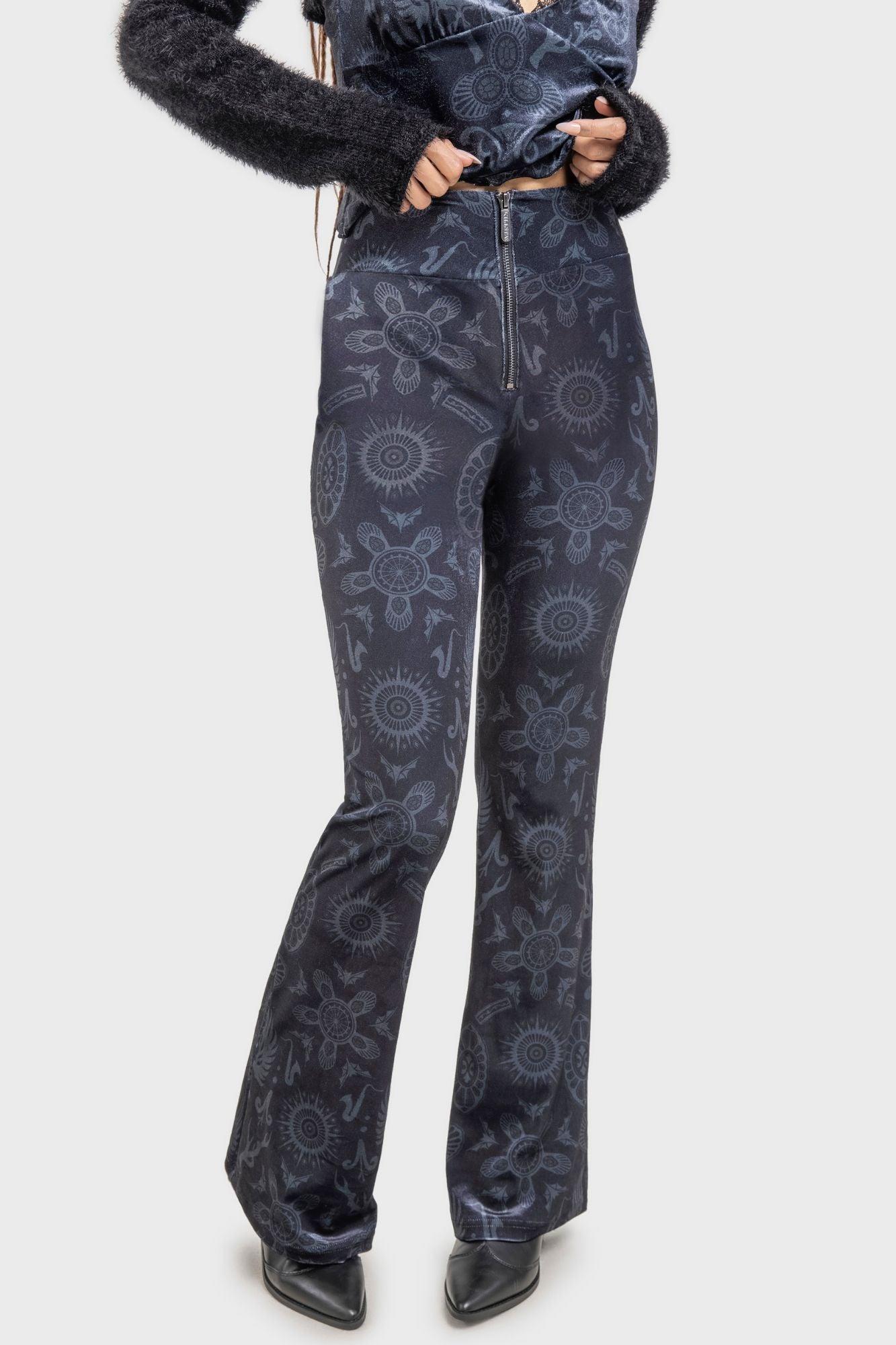 Half Vamp High Waist Trousers Female Product Image