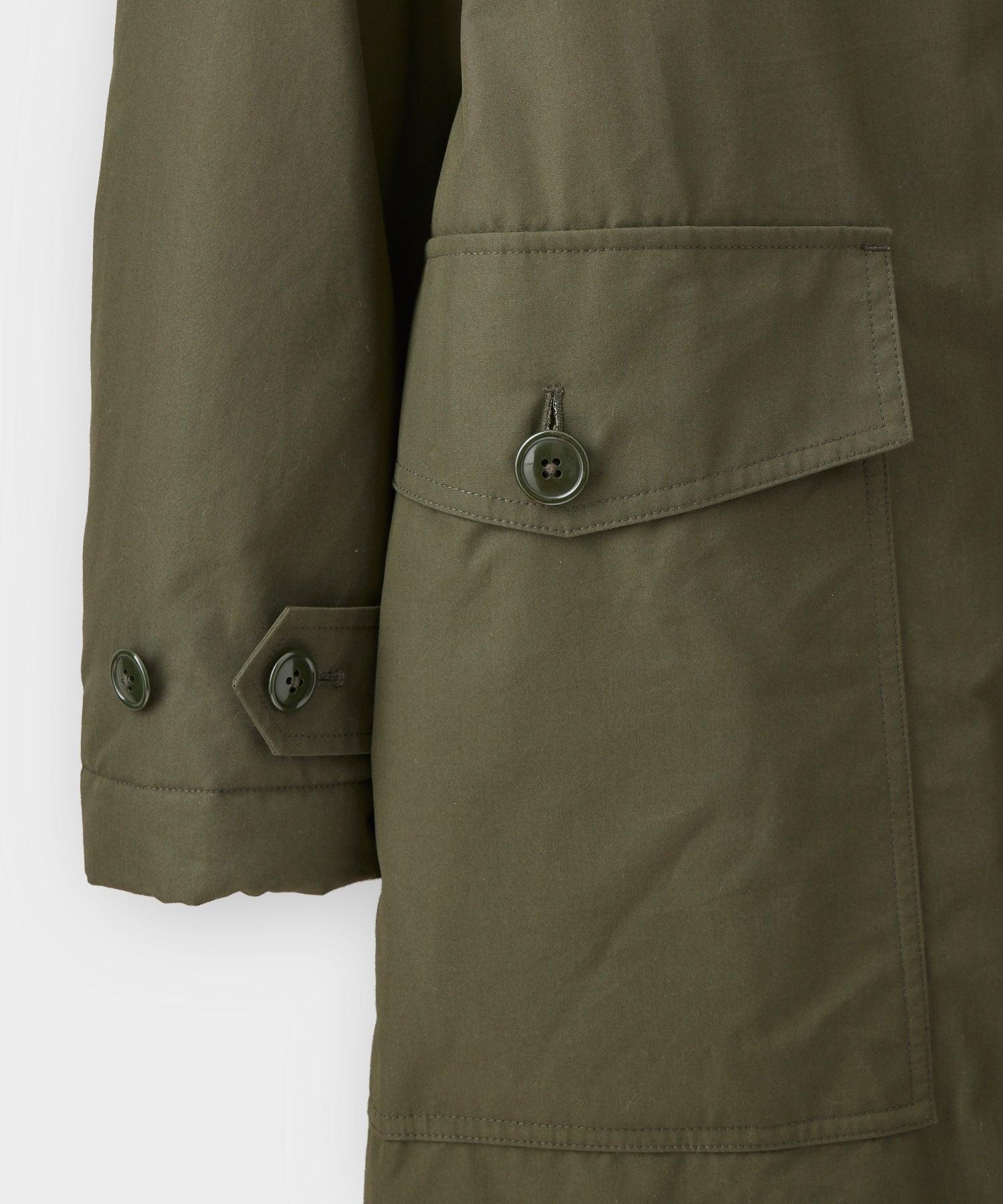 Ventile Down Trench in Olive Product Image