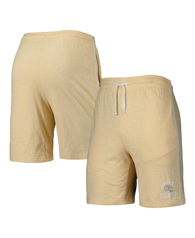 Mens Colosseum Gold Georgia Tech Yellow Jackets Thunder Slub Shorts Product Image