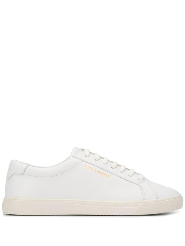 Andy Logo-print Leather Sneakers In White Product Image