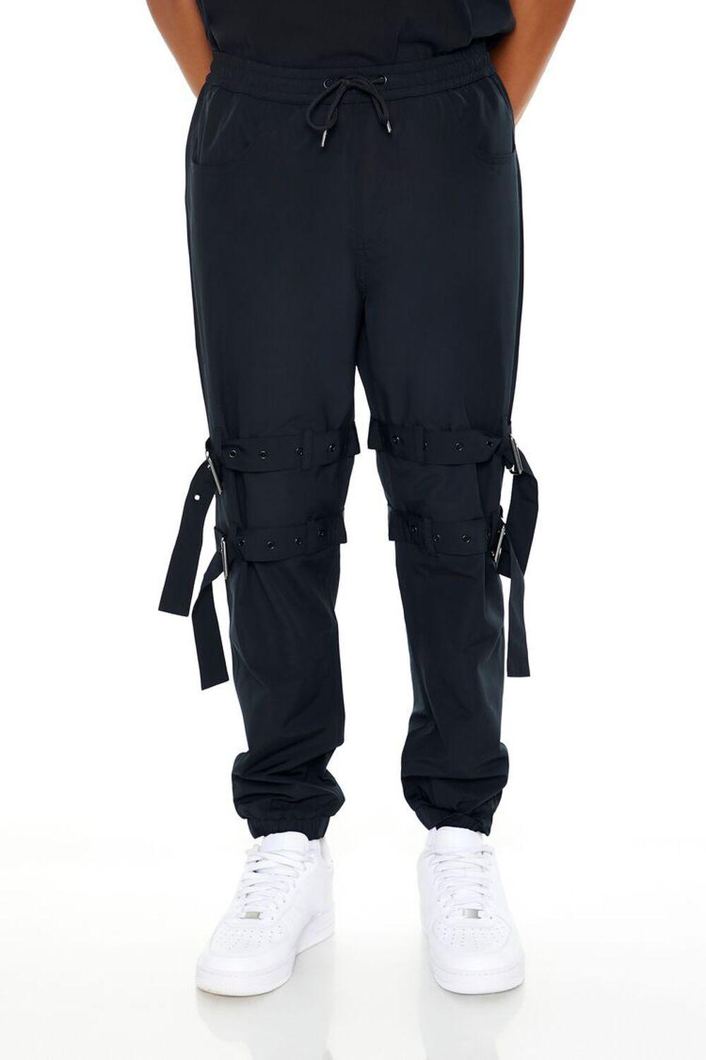 Buckled Drawstring Joggers | Forever 21 Product Image