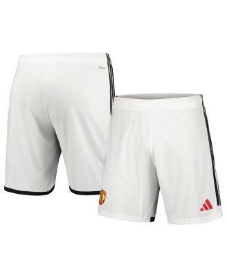 Mens adidas White Manchester United 2023/24 Home Replica Shorts Product Image