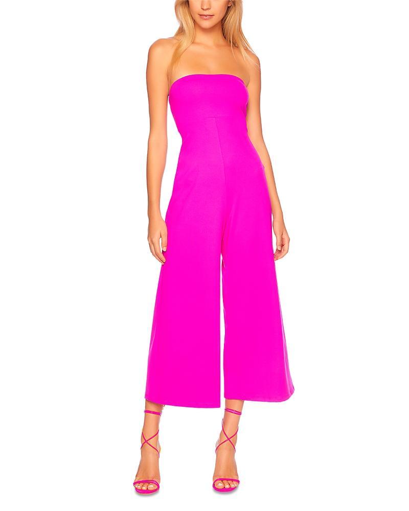 Susana Monaco Strapless Wide Leg Jumpsuit Product Image