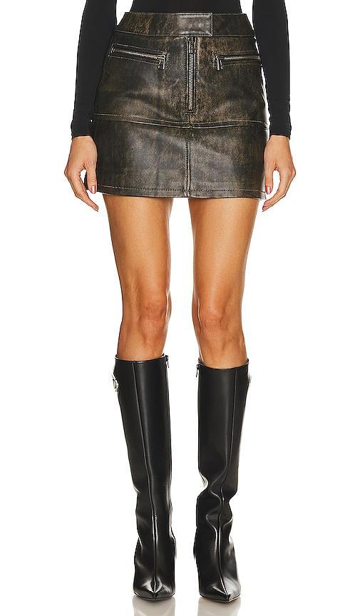 Leather Mini Skirt product image