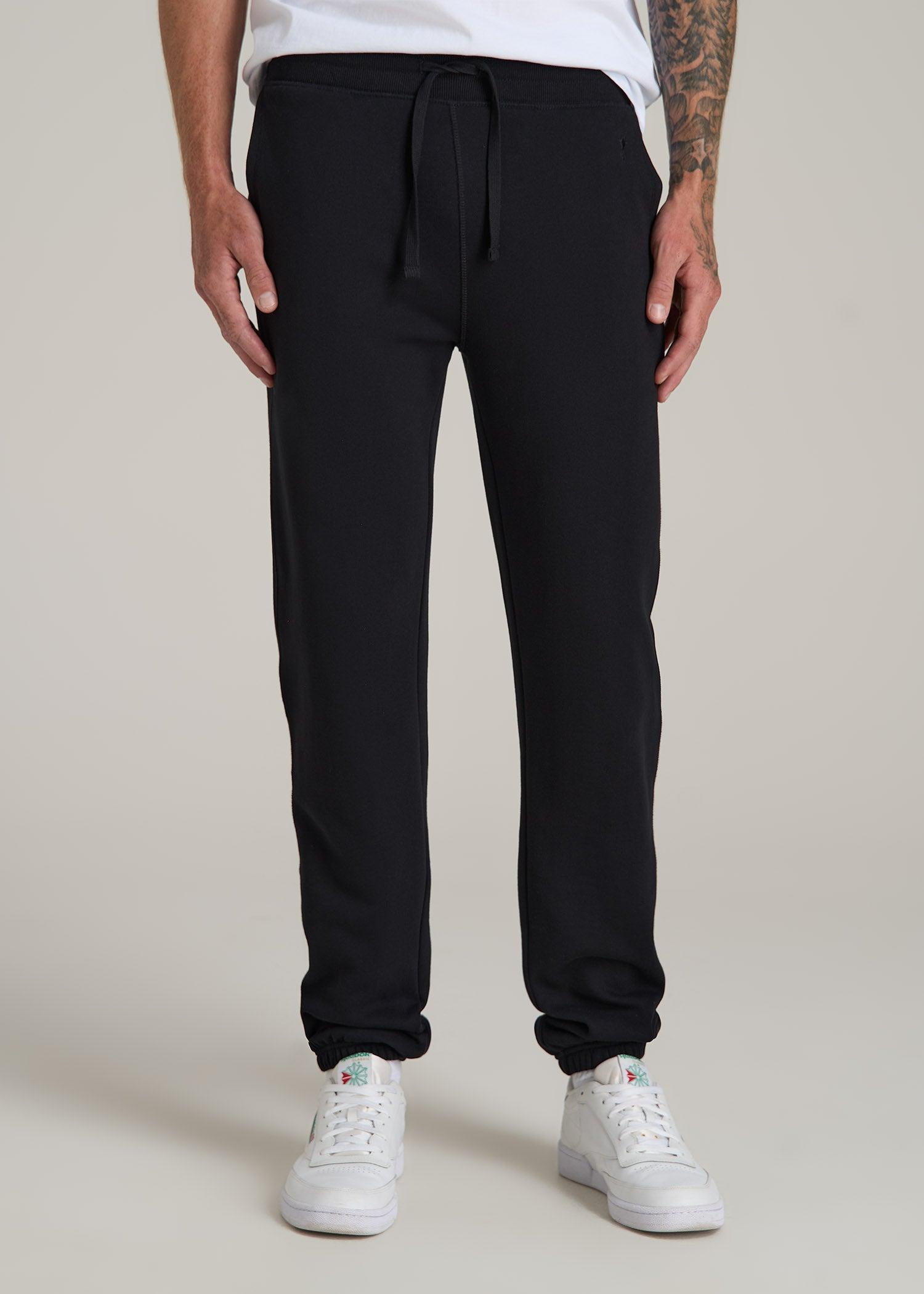 Wearever 2.0 Fleece Sweatpants for Tall Men in Black Male Product Image