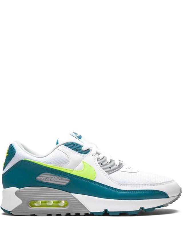 White & Green Air Max Iii Sneakers Product Image