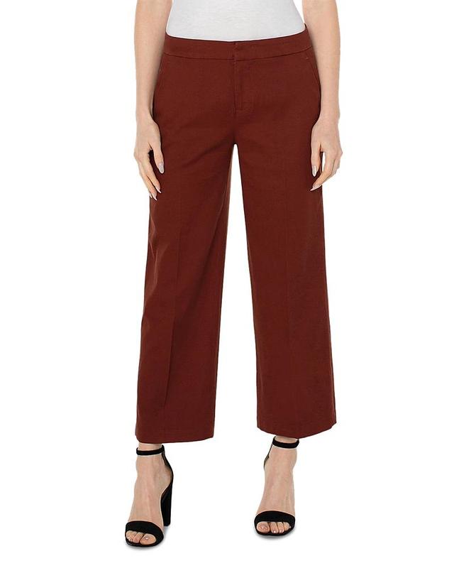 Liverpool Los Angeles Wide Leg Ankle Pants Product Image