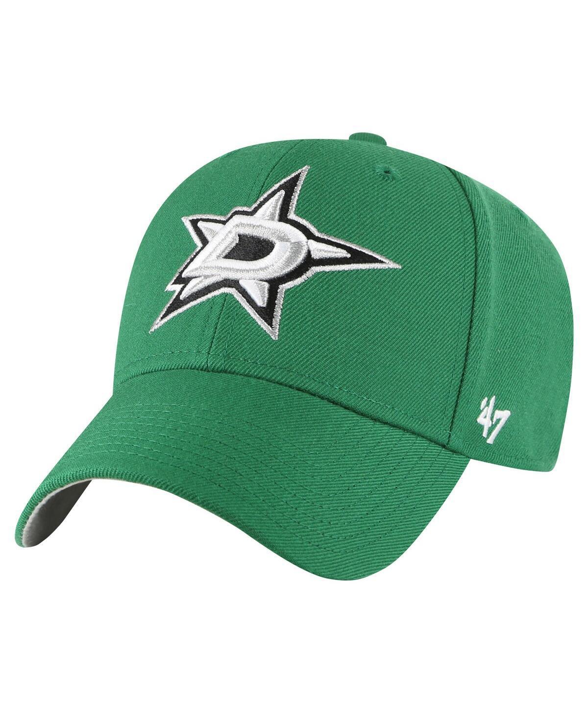 Mens 47 Kelly Green Dallas Stars Wordmark Back Strap MVP Adjustable Hat Product Image