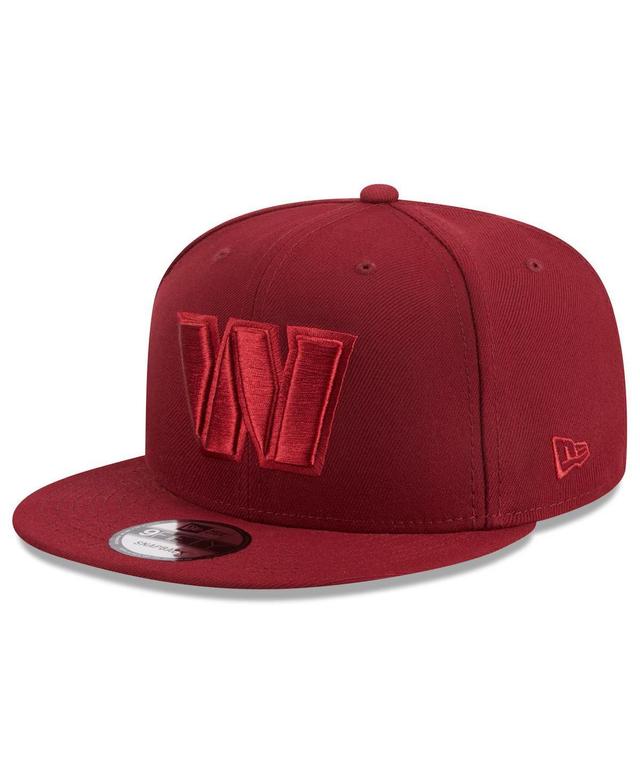 Mens New Era Cardinal Washington Commanders Color Pack 9FIFTY Snapback Hat Product Image