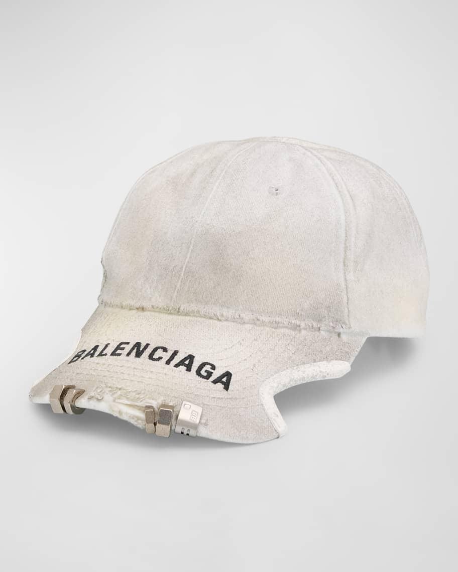 Mens Distressed Baseball Cap Product Image